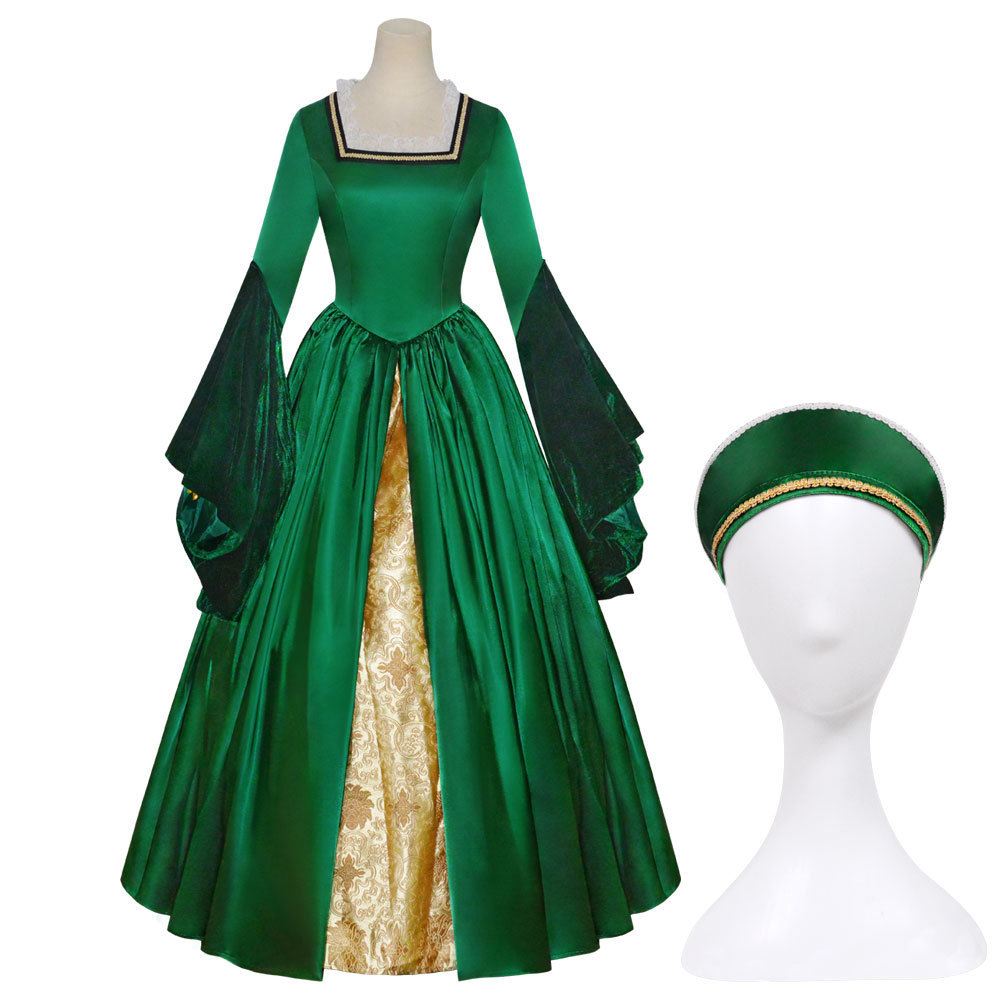tudor dynasty princess mary cosplay dress halloween renaissance period women's dress factory