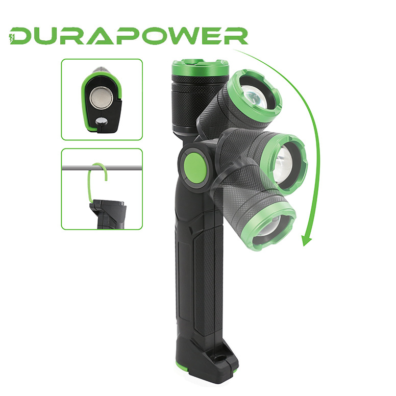 26 New Models of Rotating Work Lights, Rechargeable 1500Lm Rotating Car Repair Lights, Led Emergency Lighting Auto Repair Lights