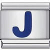 0350 파란색 문자 J