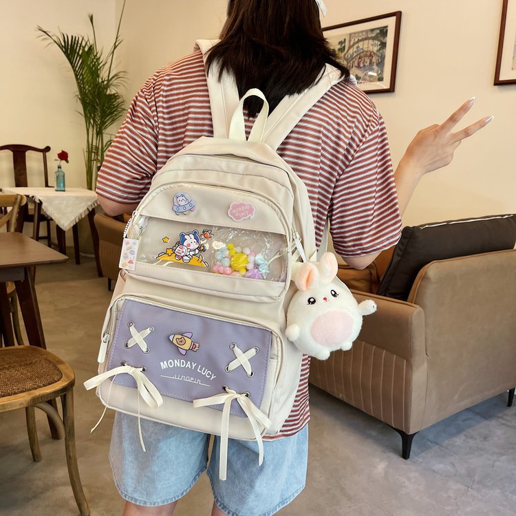 Wholesale Candy Color Rabbit Pendant Backpack Nihaojewelry display picture 83