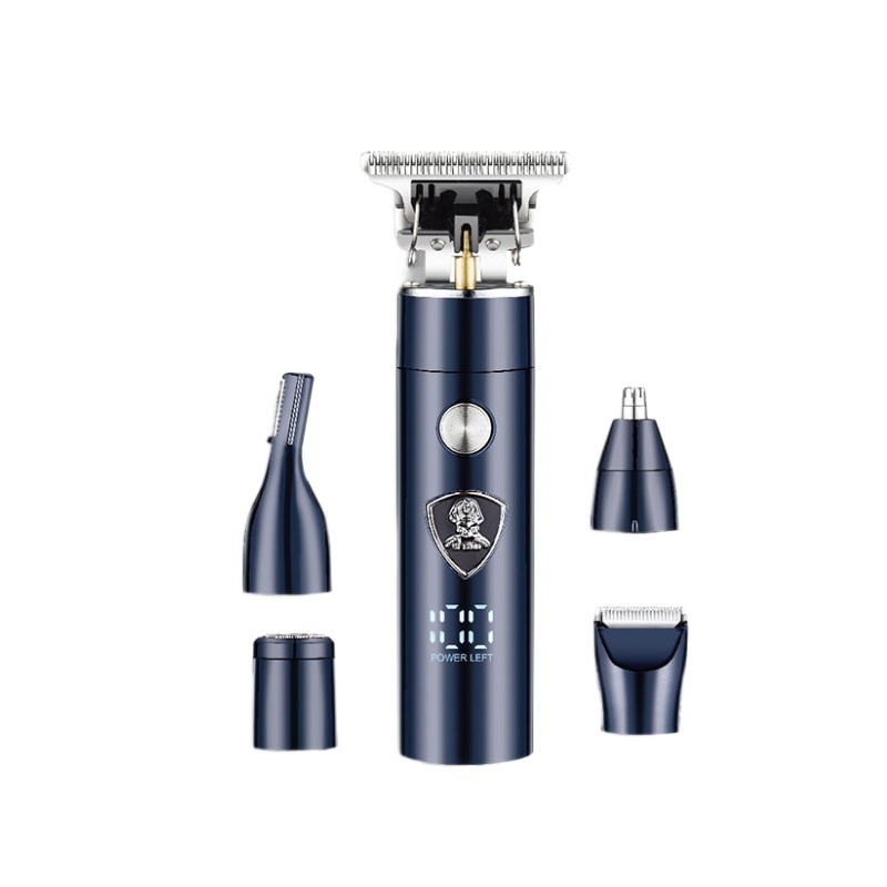 Cortadora de pelo Kemei KM-257, cortadora eléctrica multifuncional cinco en uno, recortadora de patillas y vello nasal, venta al por mayor.