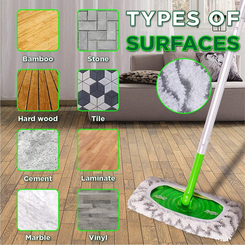 Адаптированная Swiffer Sweeper планшетная тряпка накрытие влажной и мокрой тряпки