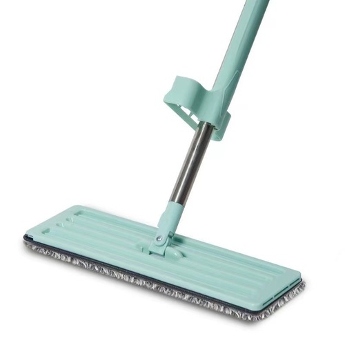 Factory Wholesale Bamboo Floor Mop, Hands-Free Reusable Wet and Dry Mop for Lazy People, Easy to Clean