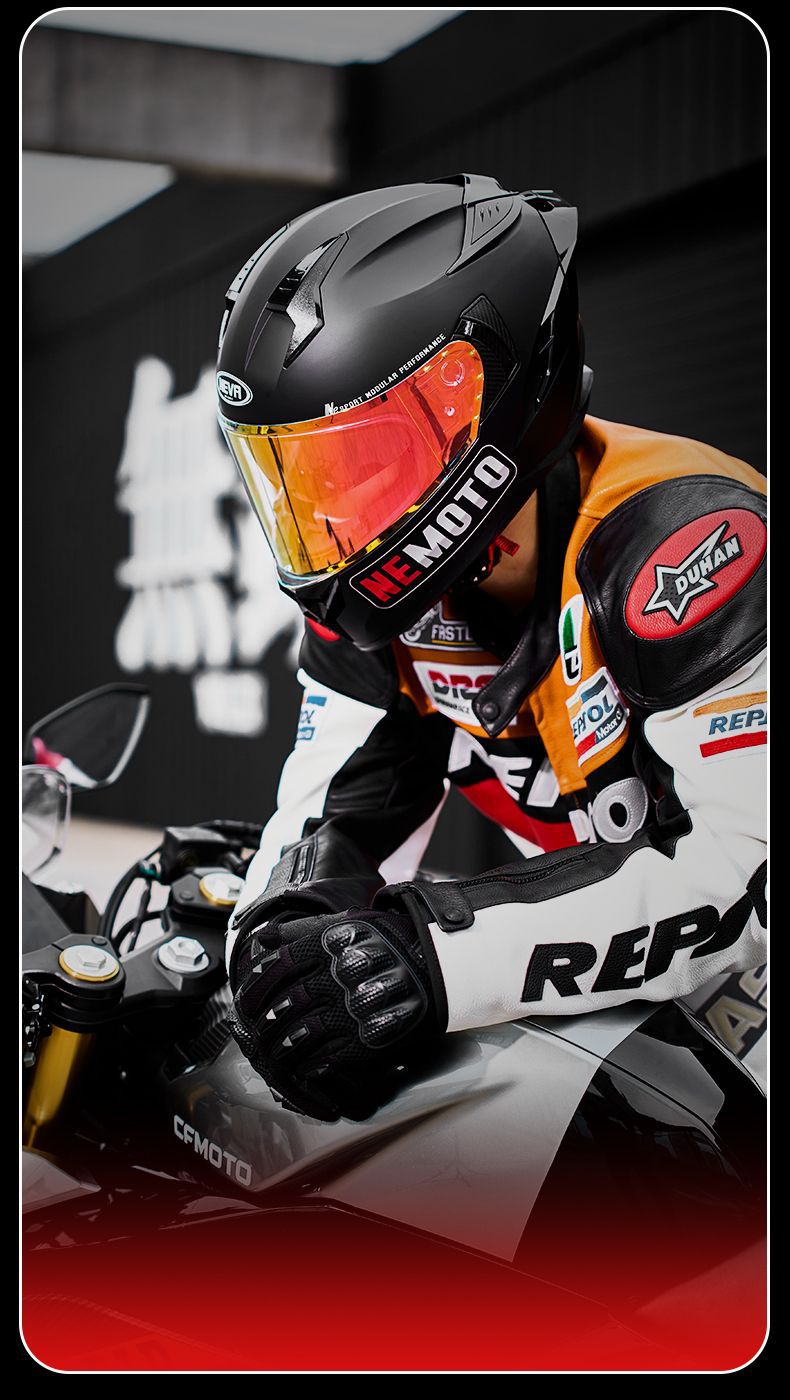 Newway DOT 3C Certified Motorcycle Full Helmet