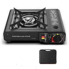 Cass Gas Stove Dual-Purpose Portable Propane BBQ Grill, Cassette-style Car Camping Outdoor Gas Stove