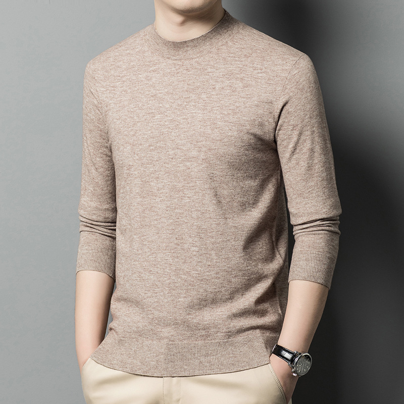 Demi-season thin woolen long-sleeve