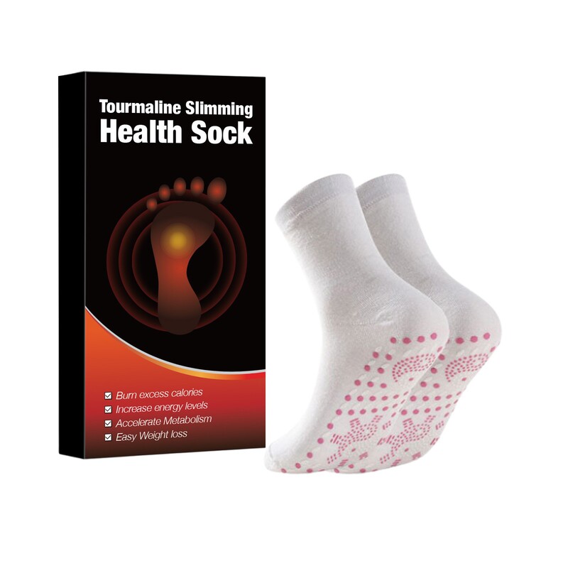 Self-Heating Slimming Socks in a Color Box, Outdoor Skiing Self-Heating Massage Socks, Skin-Friendly, Breathable, Foot-Warming and Cold-Proof Socks
