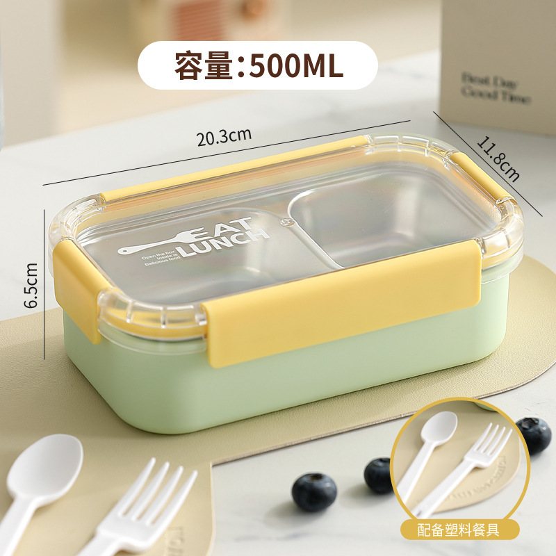 高品質 304 断熱ステンレス鋼弁当箱弁当箱電子レンジ学生オフィスワーカー密封弁当箱卸売|undefined
