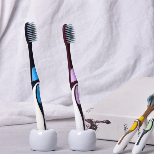 Toothbrush filament soft bristles hard bristles adult high-end bamboo charcoal home family wear male and female students cute toothbrush wholesale