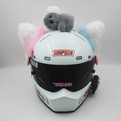motorcycle electric car ski – Motosiklet dəbilqələri - free-size-gray-koala