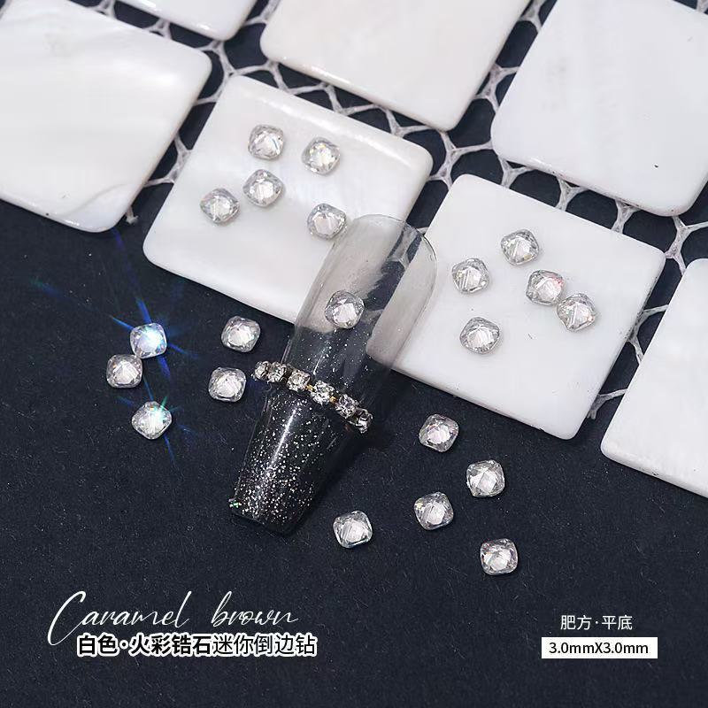 최상급 화이트 큐빅 지르코니아 [페이팡·3x3mm] 낱개