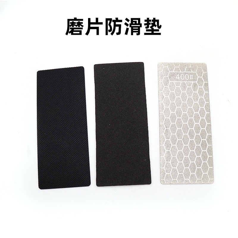 金刚石长方形蜂窝型150*62mm防滑垫磨片配件压平面纹防滑垫带贴胶