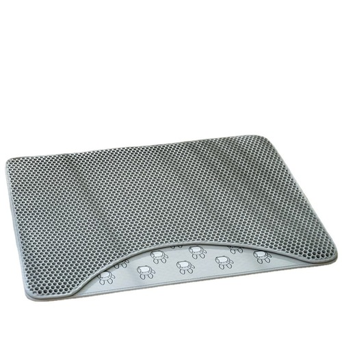 Cat litter mat anti-bring out double-layer filter sand control mat cat litter box anti-splash mat cat foot mat anti-splash mat cat cage mat