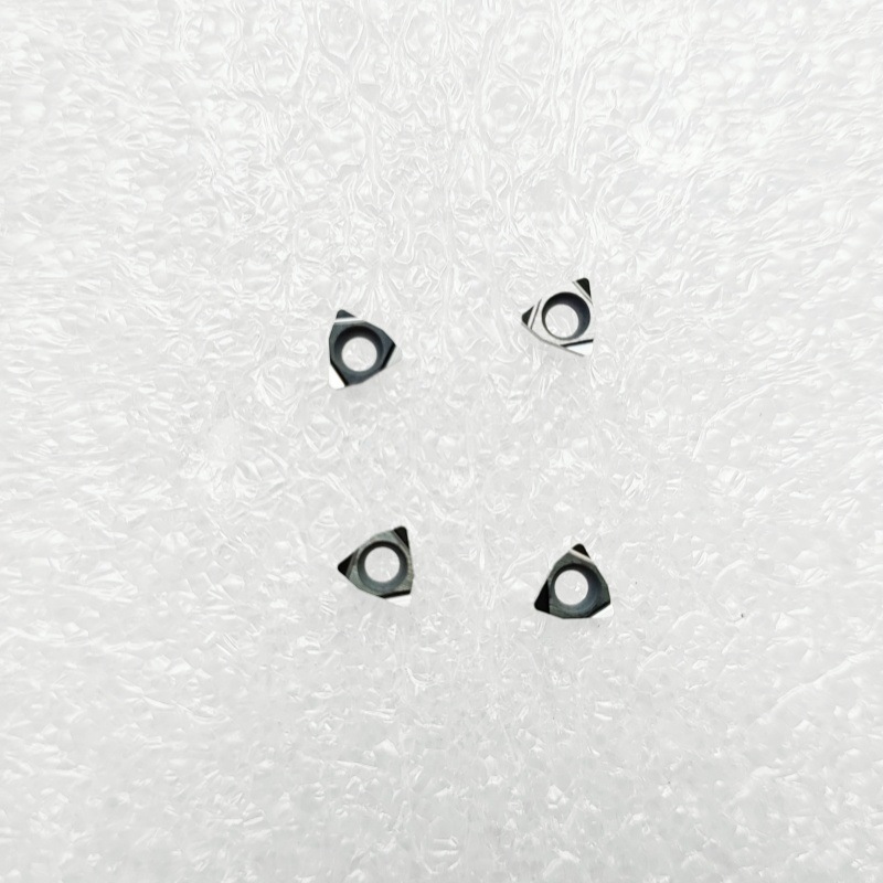 株洲合金厂小零件刀片 硬质合金刀片WBGT060104L-F  钨钢桃形刀片