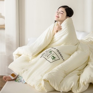 Cross-border home textile polylactic acid functional angiobiologic fund milk silk winter quilt quilt core little red book live broadcast
