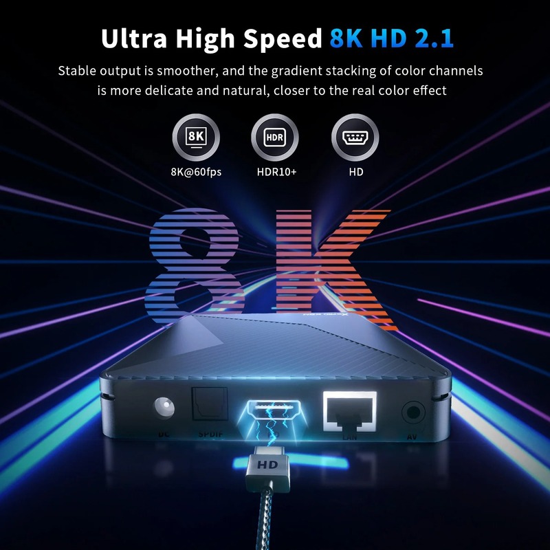 X88 PRO X5M Android 14 TV ボックス Amlogic wifi6 HD 8K TV ボックス|undefined