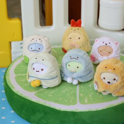 Corner creature cloak pendant corner creature fried shrimp white bear yellow cat pendant plush doll doll toy pendant