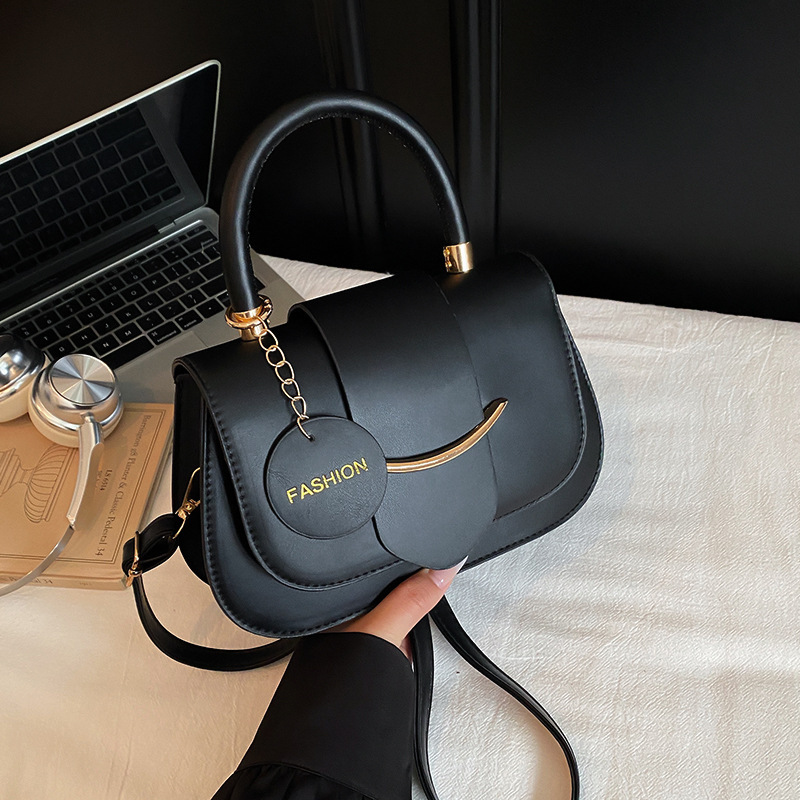 腋下包包女2025秋冬新款两用笑脸包手提包百搭气质单肩斜挎小包潮