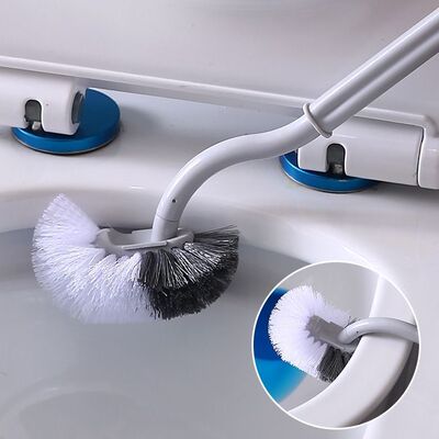 [Japanese toilet brush]Two-sided Long handle Dead space Toilet brush toilet brush TOILET multi-function Cleaning brush