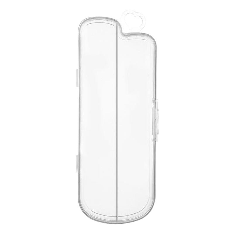 Bebé cuchara de silicona caja de almacenamiento dos cucharas caja de polvo de grado alimenticio PP caja de almacenamiento ventas directas de la fábrica