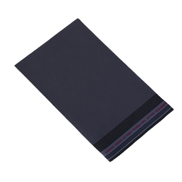 Transparent self-adhesive pack
