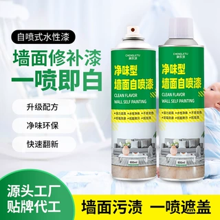 墙面翻新自喷漆室内涂鸦黑斑乳胶漆 家用净味环保水性补墙漆