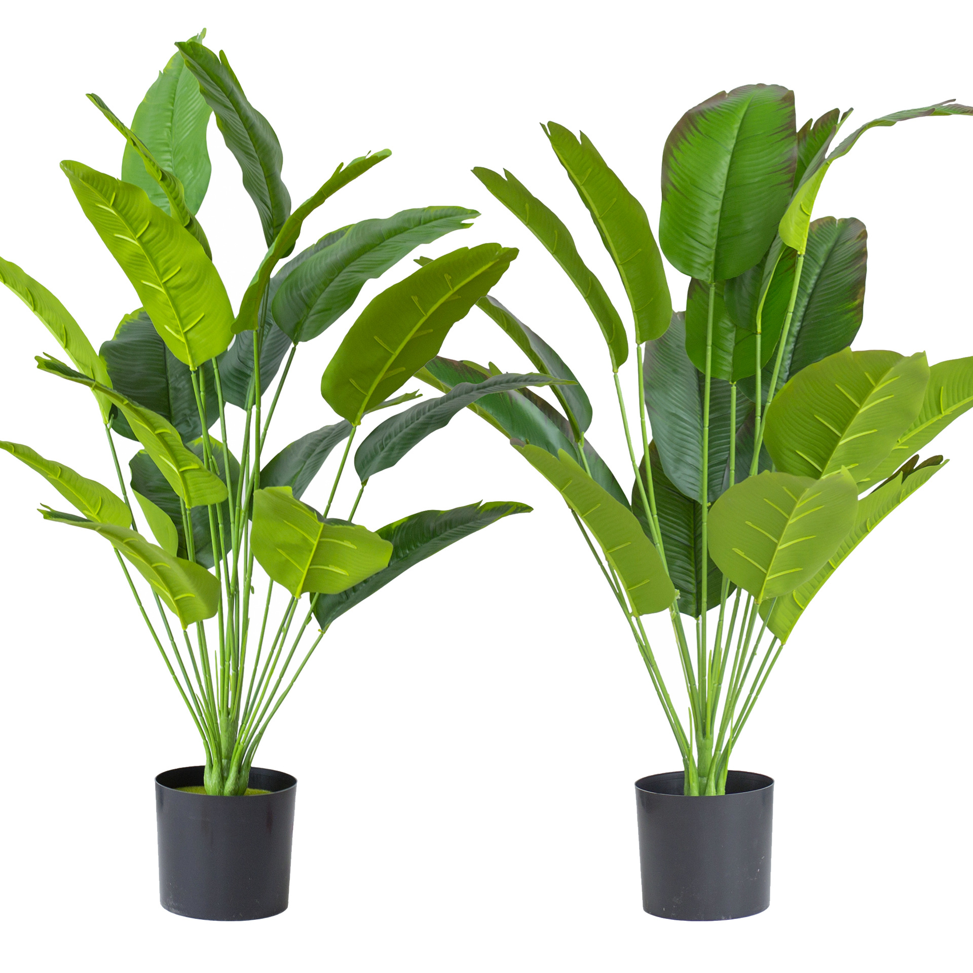 仿真植物18头旅人蕉天堂鸟跨境北欧大芭蕉叶绿植园林装饰造景假树