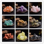 天然白水晶粉晶原石香薰石散装扩香石绿萤石矿石水晶原料现货批发