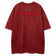 American Style Retro Letter Embroidered Short-sleeved Men's Suede T-shirt Summer Fashion Brand Hip-hop Loose Fried Street Couple Half-sleeved