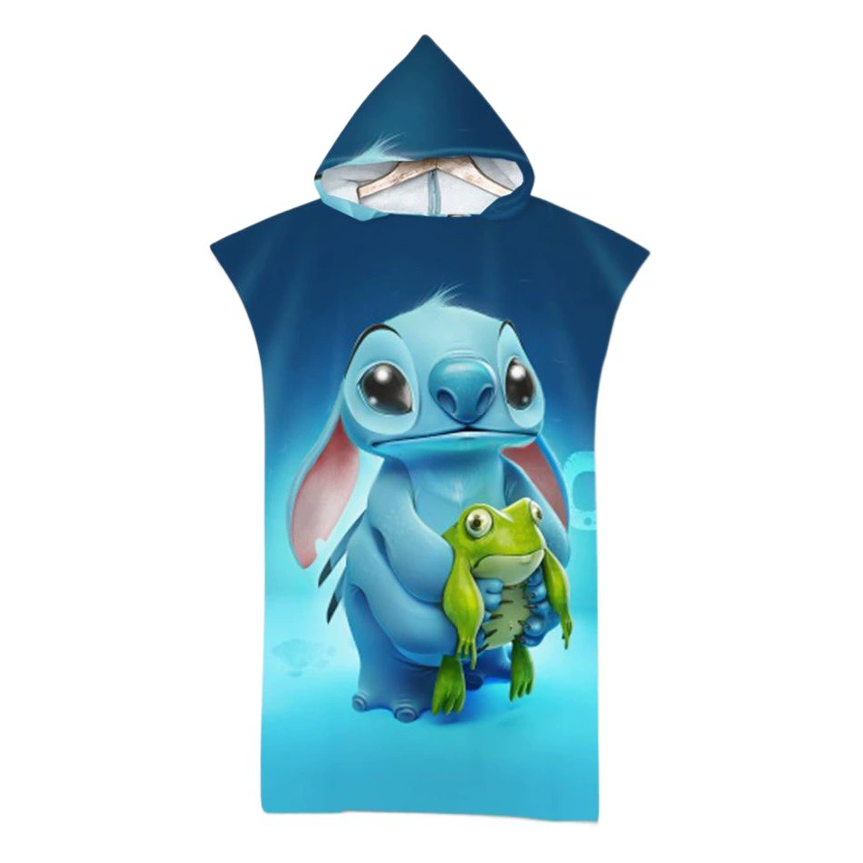 Поколение пляжного солнцезащитного крема ветрозащитный Халат с капюшоном накидка пляжное плавательное носимое банное полотенце с принтом