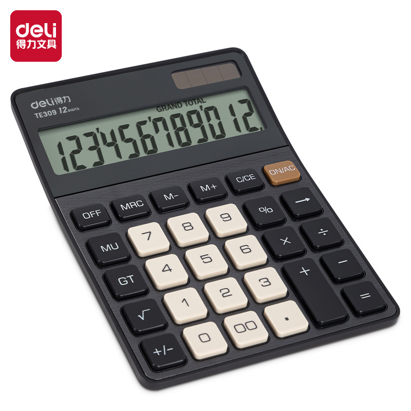 El distribuidor ordenó la calculadora de voz de energía solar de 12 bits de doble fuente de alimentación de la computadora 837ES sin voz.