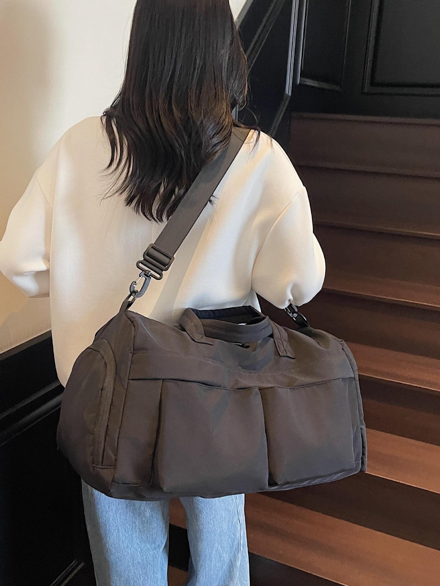 Bolsa de viaje corto de gran capacidad nueva bolsa deportiva de fitness viaje de negocios almacenamiento de embarque de separación seca y húmeda bolsa de mano