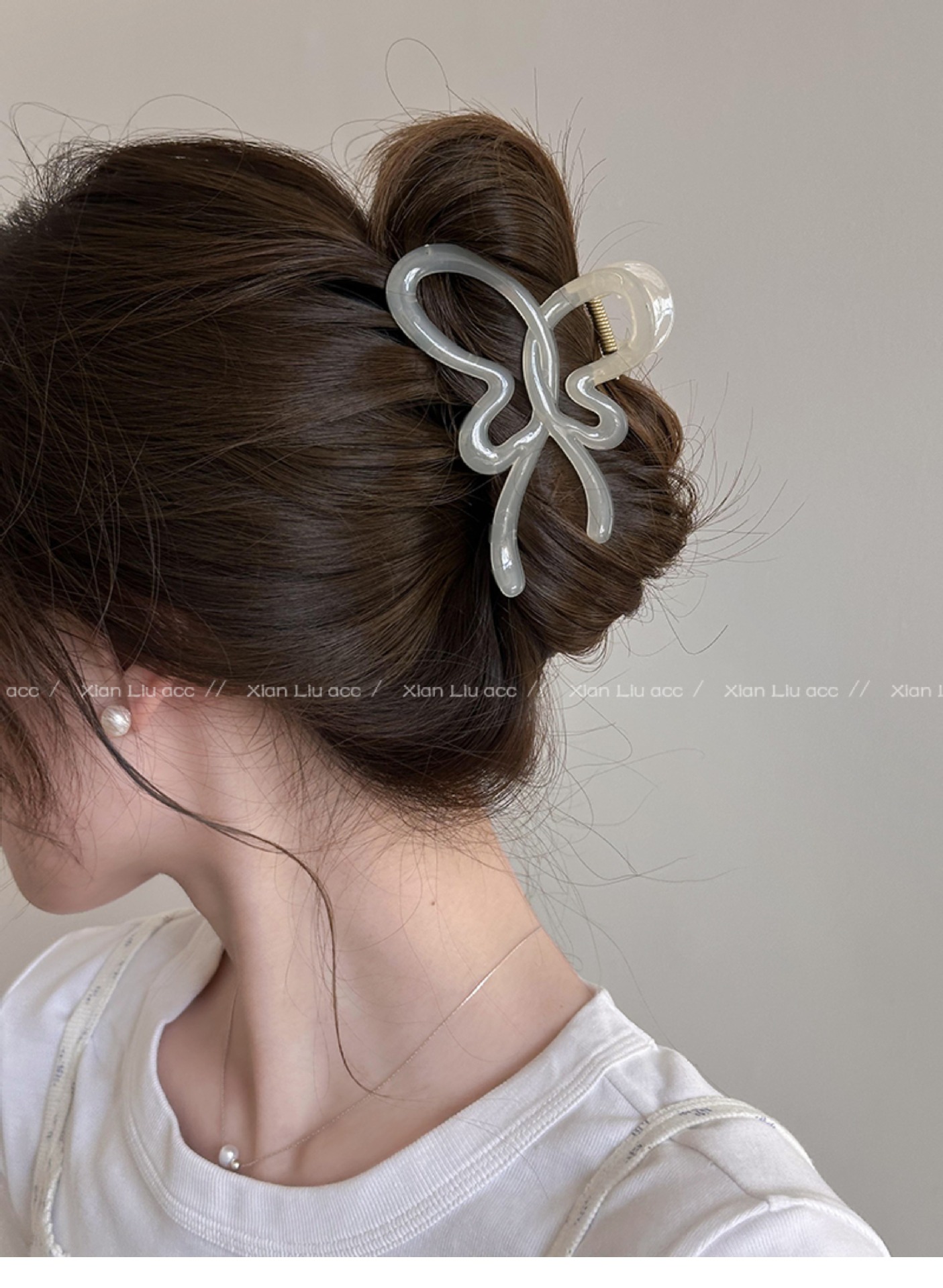 Hermoso leopardo gatito peluche casero lavado de la cara de la niña de la cabeza de la banda de maquillaje máscara de presión de cabello joyas de cabello