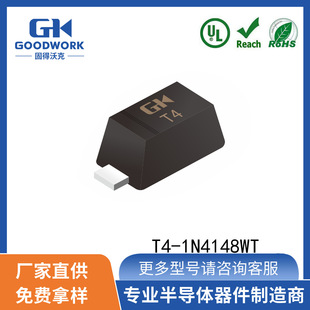 T4-1N4148Wt Sod523 125Ma 75V Goodwork Patch Switch Diode