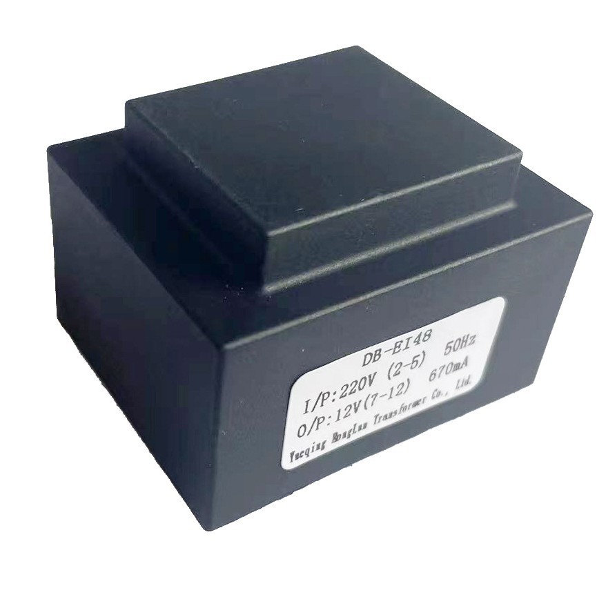 电流表专用6W电源变压器ei4816灌封隔离防水针式低频220v380v12v