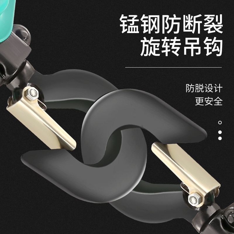 1 tonelada 2 tonelada 3T cadena de elevación manual mano tensión de alambre pequeño tractor de mano grúa de placa de mano