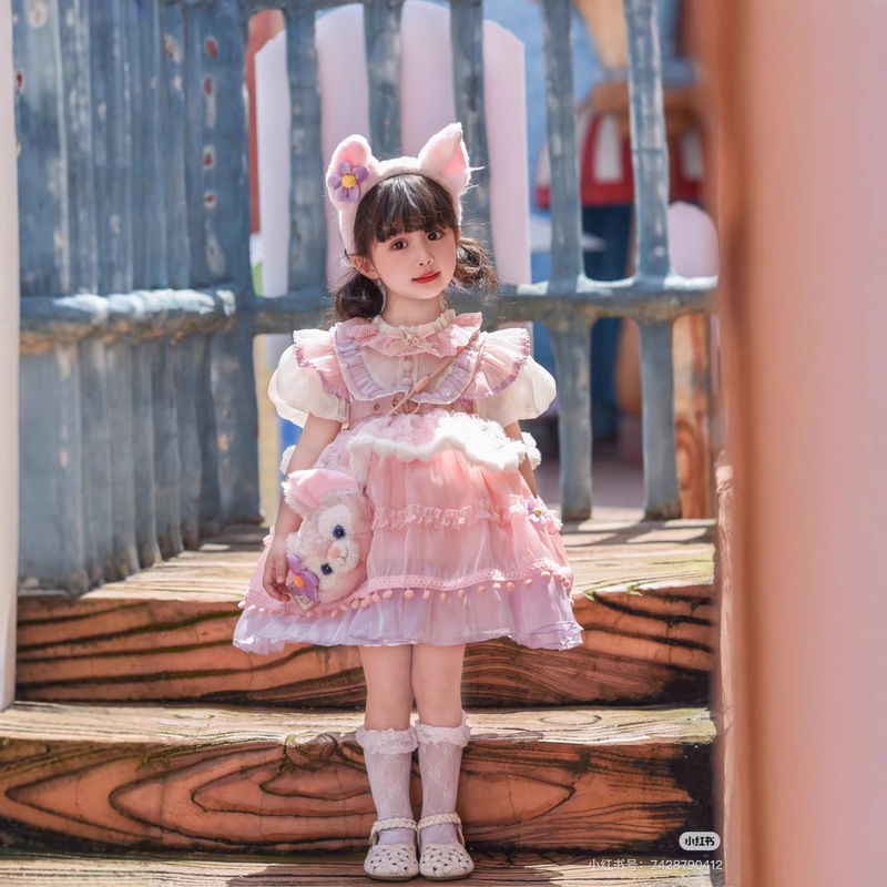 Lina Belle Cosplay Costume Little Girl Birthday Dress Disney Park Dress Girl's Lolita Princess Dress Lina Belle Cosplay Costume Little Girl Birthday Dress Disney Park Dress Girl's Lolita Princess Dress