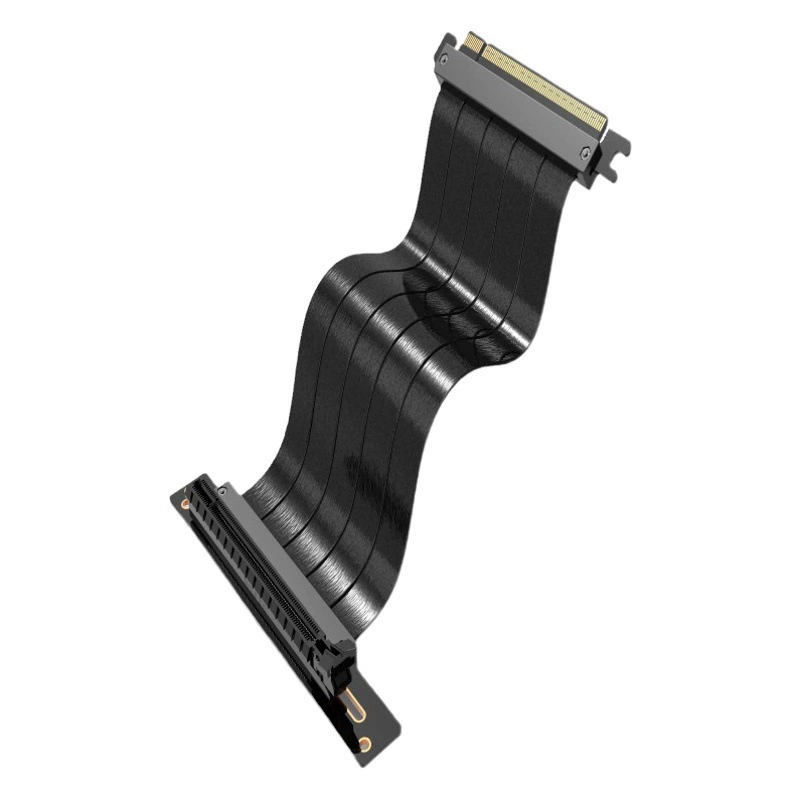 PCIE 16X 4,0 Новый высокоскоростной Удлинительный кабель для видеокарты черный 90 °/черный 180 °