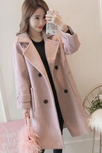 毛呢外套女中长款2025新款秋冬显瘦韩版小香风加厚百搭呢子大衣女