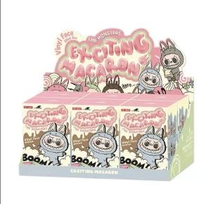 Высококачественные и милые игрушки Labubu Monster Box Heart Macaron River Guess Bags Character Model Package Key
