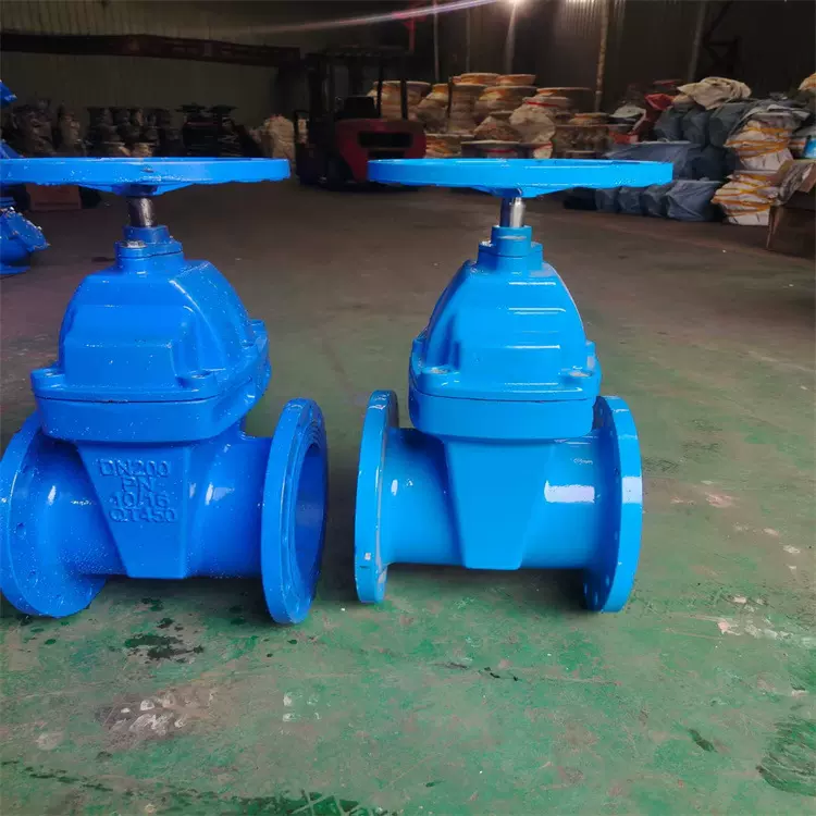 供应水利阀门铸铁法兰闸阀 楔式闸门 铸铁法兰雨水污水手动阀门