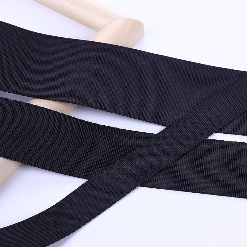 Cintas de tejido de nylon negro de alta elasticidad 900D accesorios de ropa DIY accesorios de múltiples tamaños al por mayor