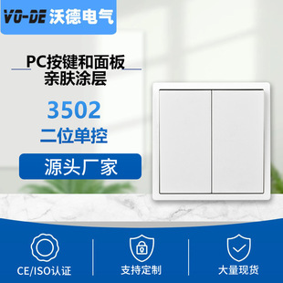 Cross-Border European Standard Wall Switch Russian German Standard German Power Supply Two-Position Single Control Switch European Standard Concealed Switch