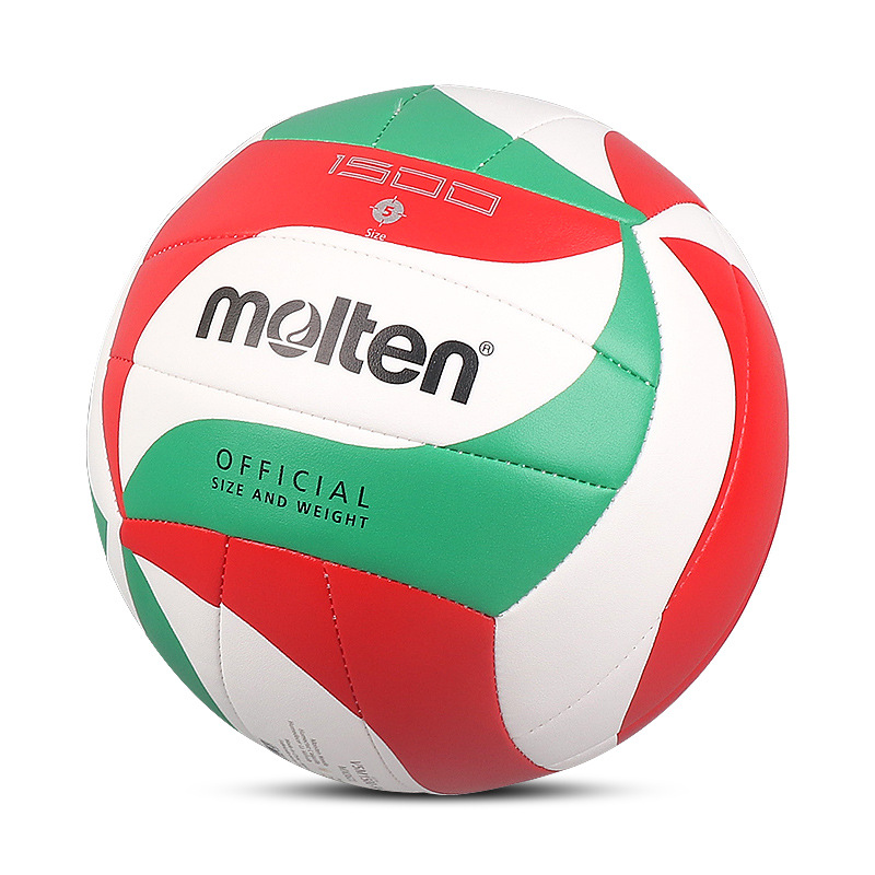 Molten Volleyball for High School Entrance Exam, Soft Leather, Durable, Size 5 and 4, Inflatable Volleyball, Genuine Product