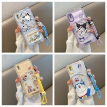 四角气囊适用红米15手机壳卡通A4红米Turbo3彩绘NOTE11防摔保护套