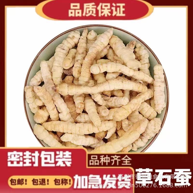徽锦旭石蚕500g草石蚕地蚕土冬虫草白虫草泽兰根地参下单立减优惠