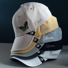 【外贸爆款】动物棒球帽卡通刺绣卡车司机帽布帽老鹰蜜蜂蝴蝶