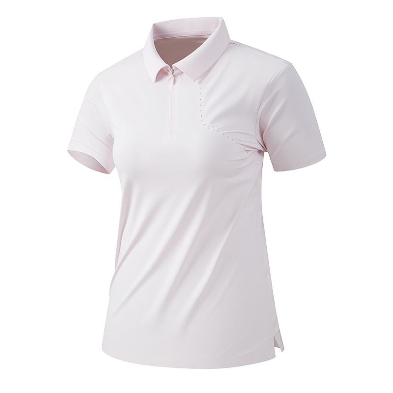 Playera Polo de Manga Corta de Nylon, De Secado Rápido, Transpiración, Sensación Fría image 9