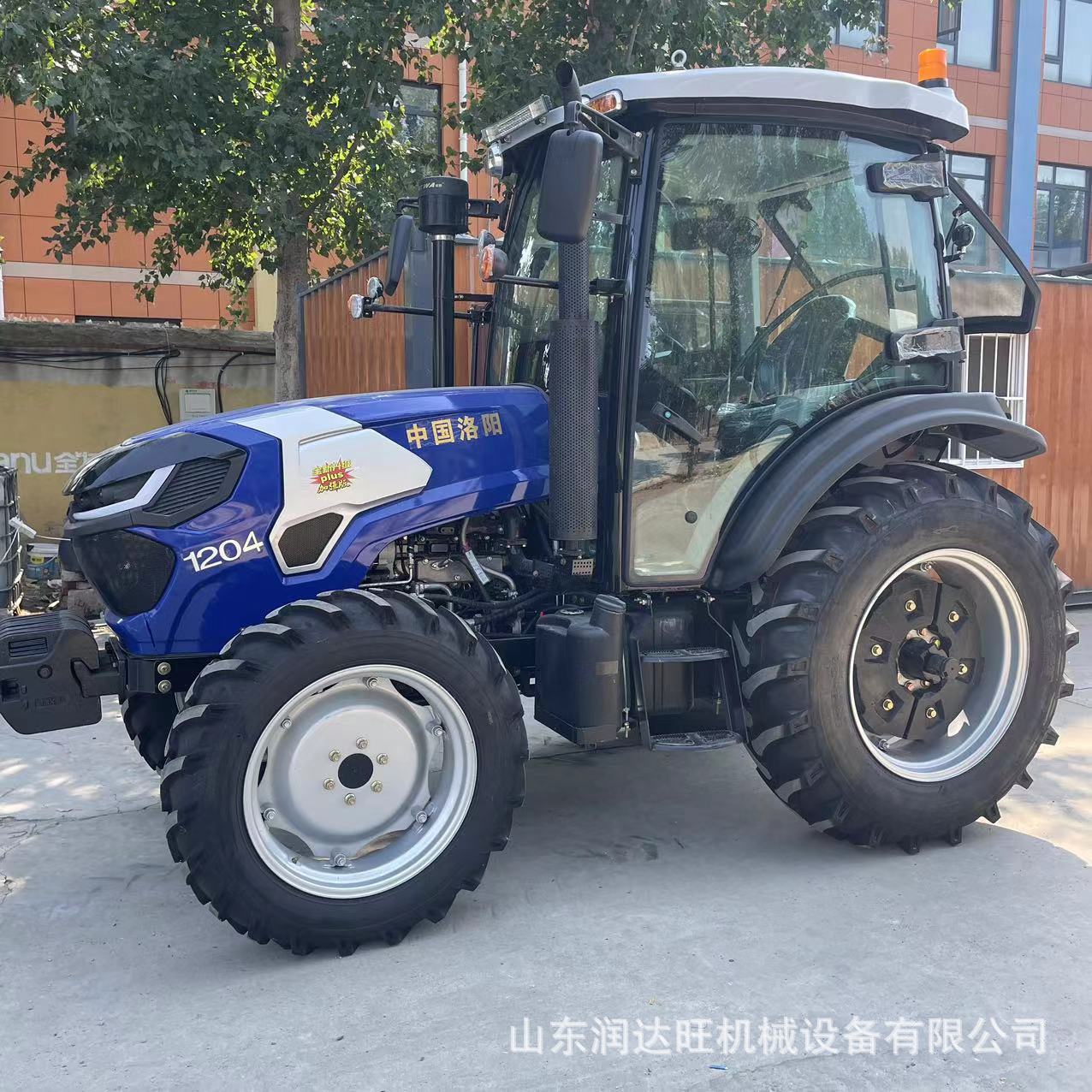 液压电控TB1204开荒耕地拖拉机 四轮四驱拖拉机 旋耕播种施肥机