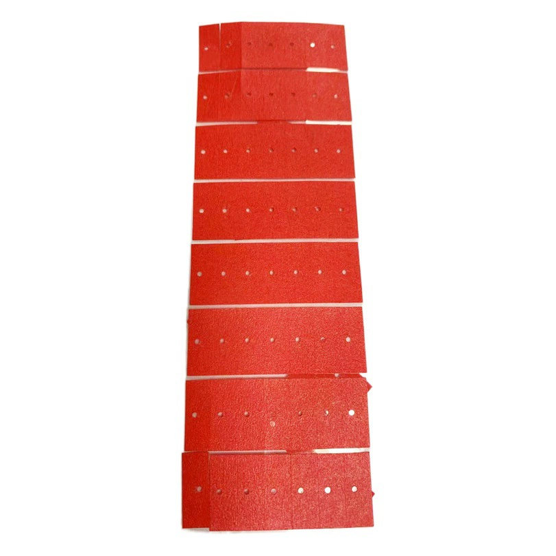 Красная высокотемпературная наклейка из мелкой бумаги печатная доска красная красавика ПЭТ композитная лента в горошек наклейка высокотемпературная струйная красавика